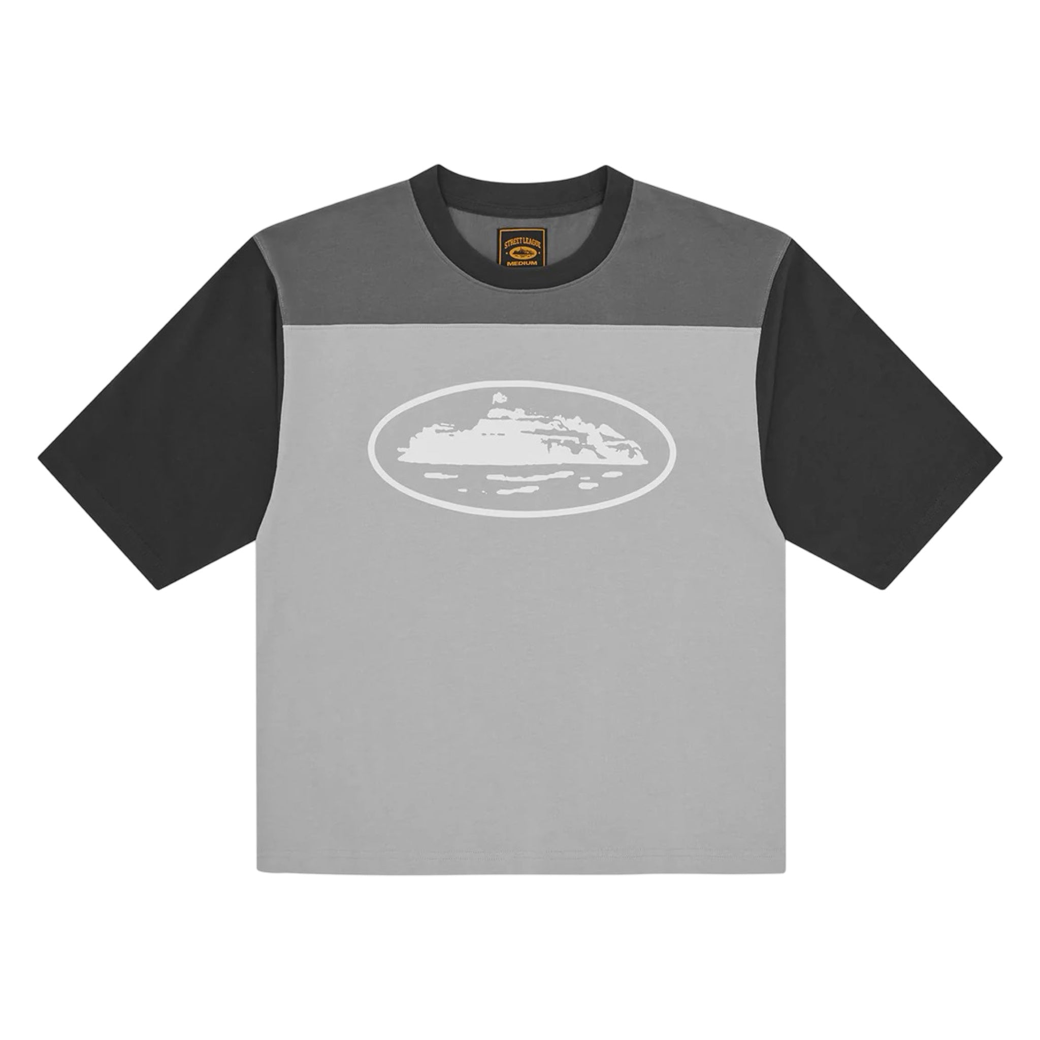 Corteiz Alcatraz Heavyweight Varsity Jersey 'Grey' (SS24) – Glace
