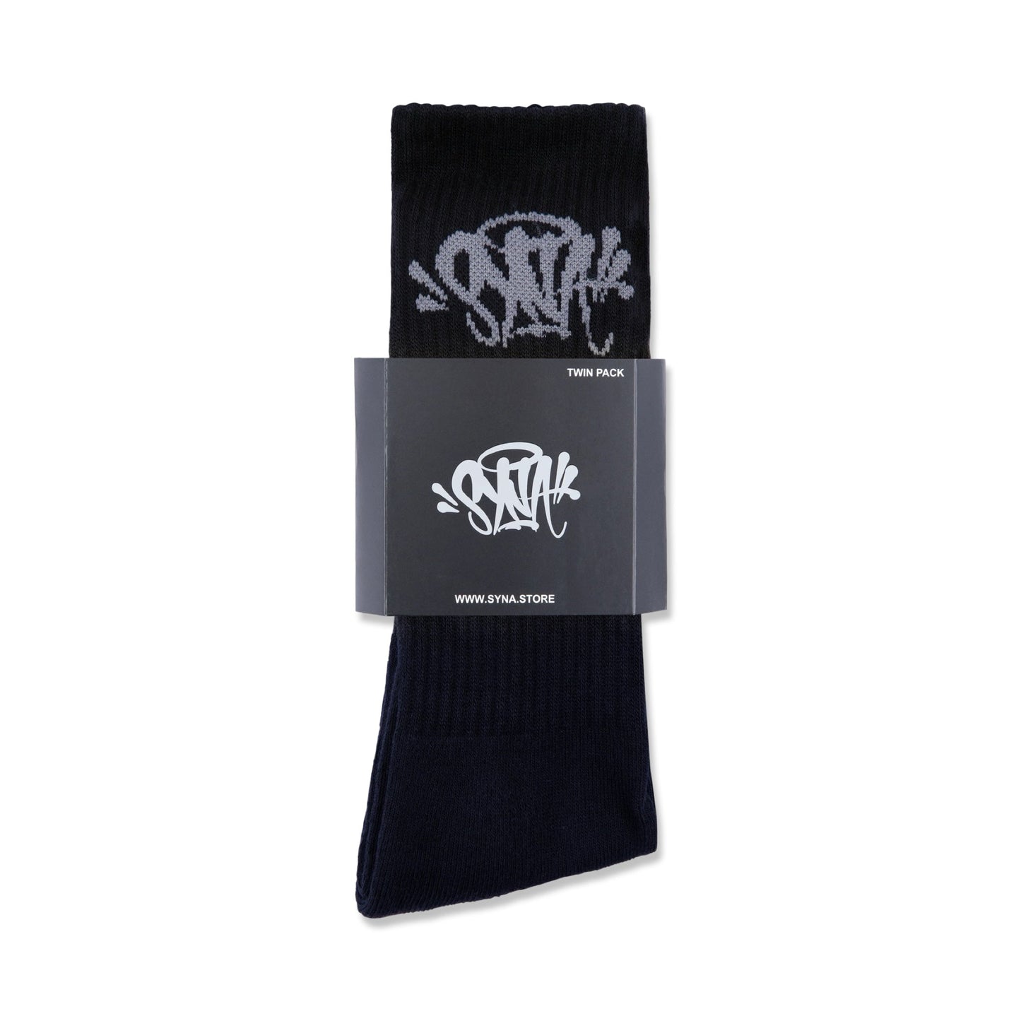#productTEAM - SYNA - SCK - 2PK - BLKBLK_name# - Glace Space