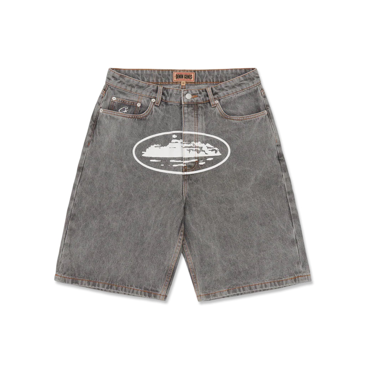 Corteiz Island Baggy Denim Short 