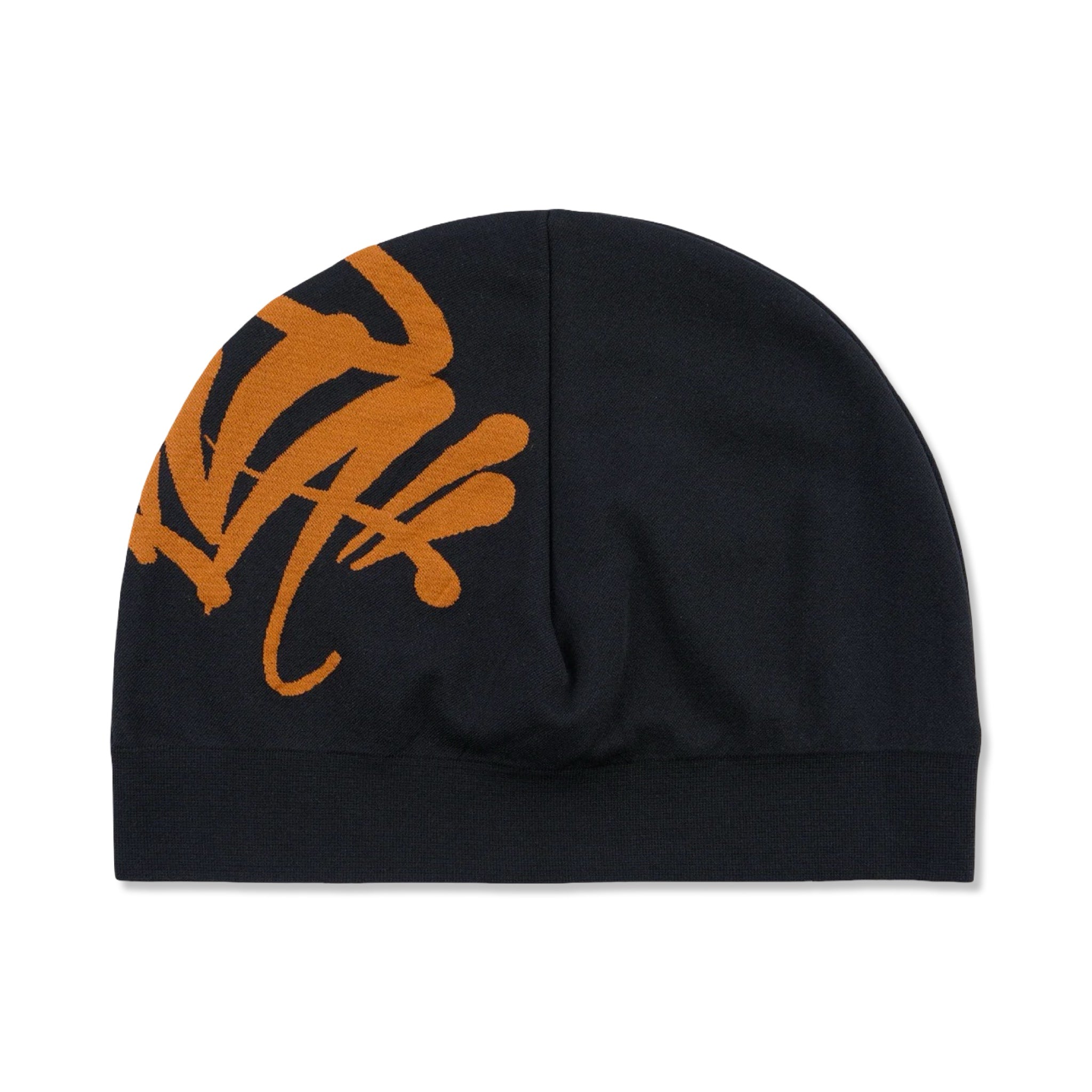 Syna World Beanie Big Logo Skully 'Black/Orange' (24