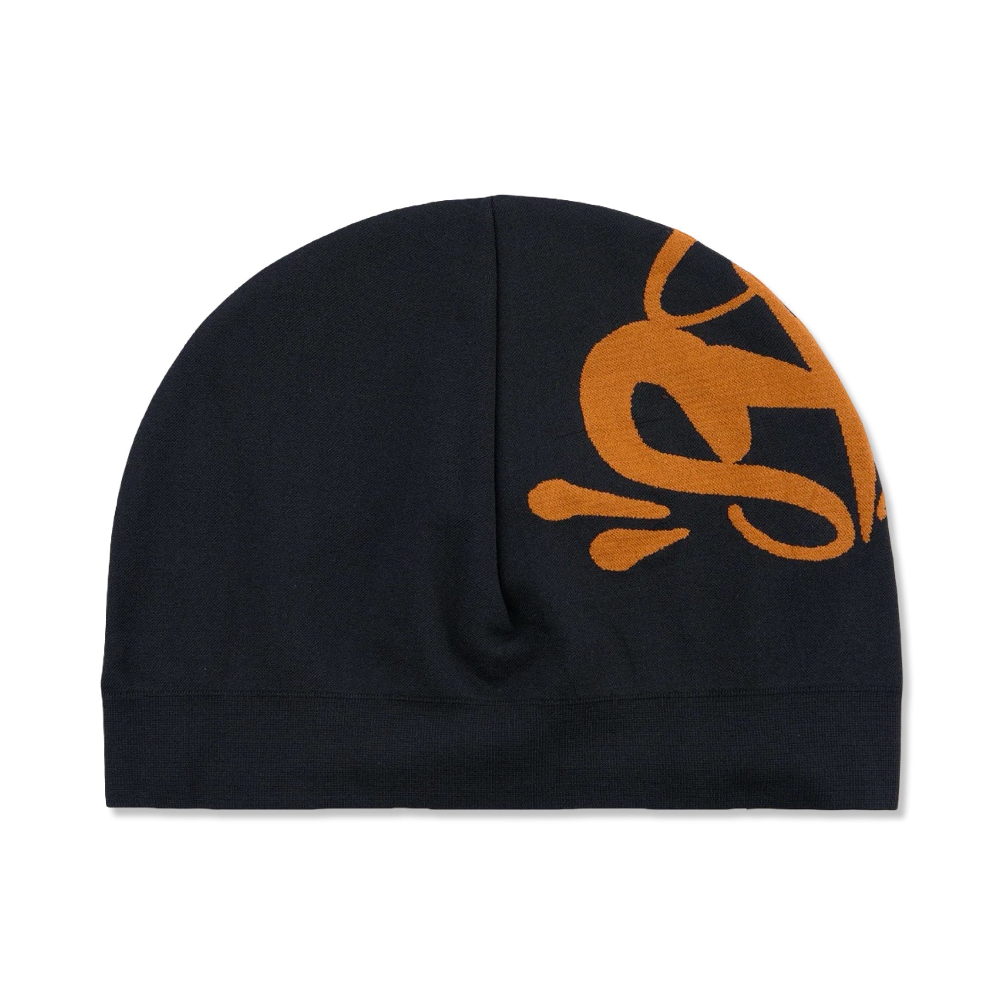 Syna World Beanie Big Logo Skully 'Black/Orange' (24