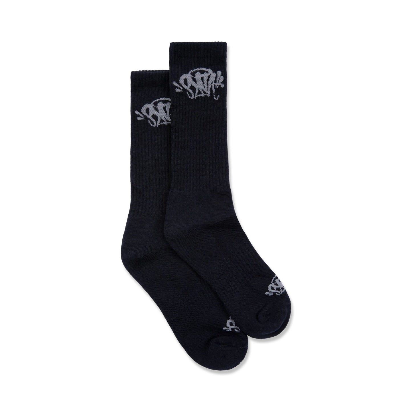 #productTEAM - SYNA - SCK - 2PK - BLKBLK_name# - Glace Space