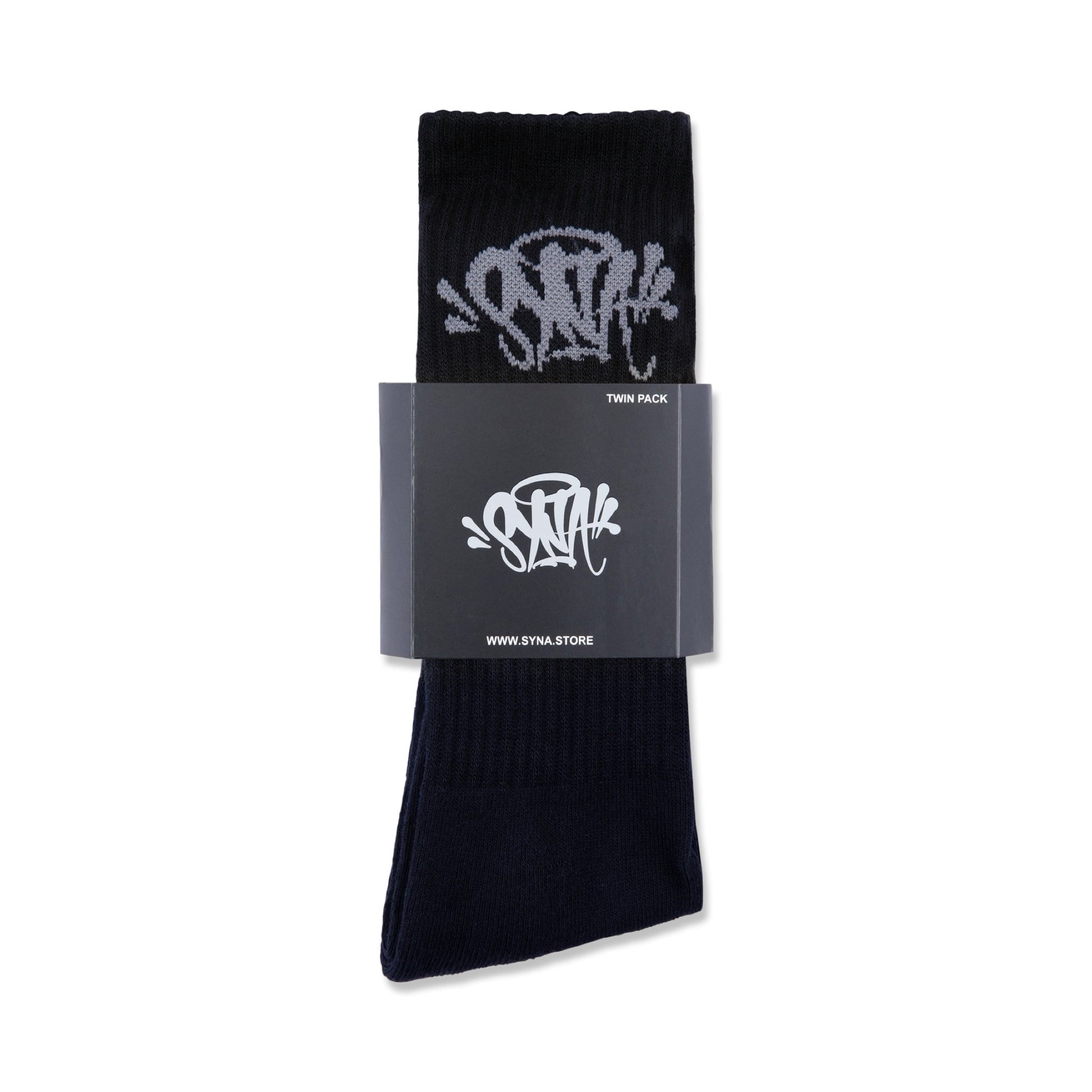 #productTEAM - SYNA - SCK - 2PK - BLKBLK_name# - Glace Space