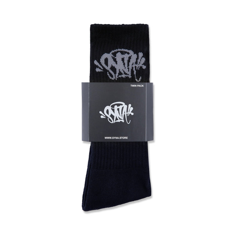 #productTEAM - SYNA - SCK - 2PK - BLKBLK_name# - Glace Space