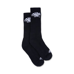 #productTEAMSYNA - 2PK - SOCK - BLK - WHT - OS_name# - Glace Space