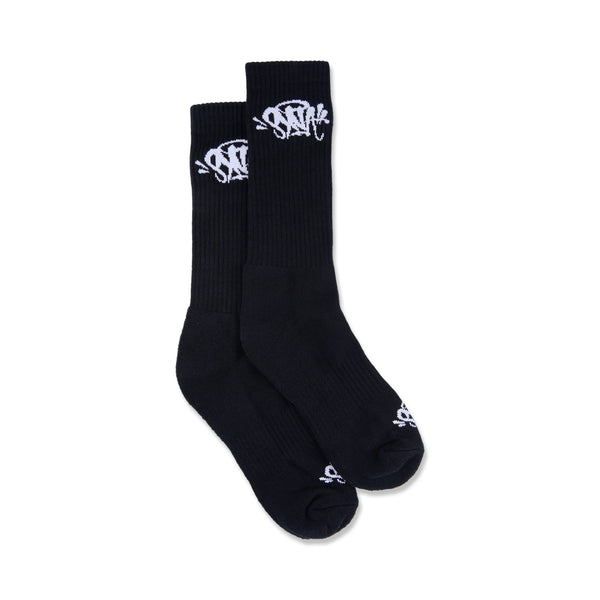 #productTEAMSYNA - 2PK - SOCK - BLK - WHT - OS_name# - Glace Space